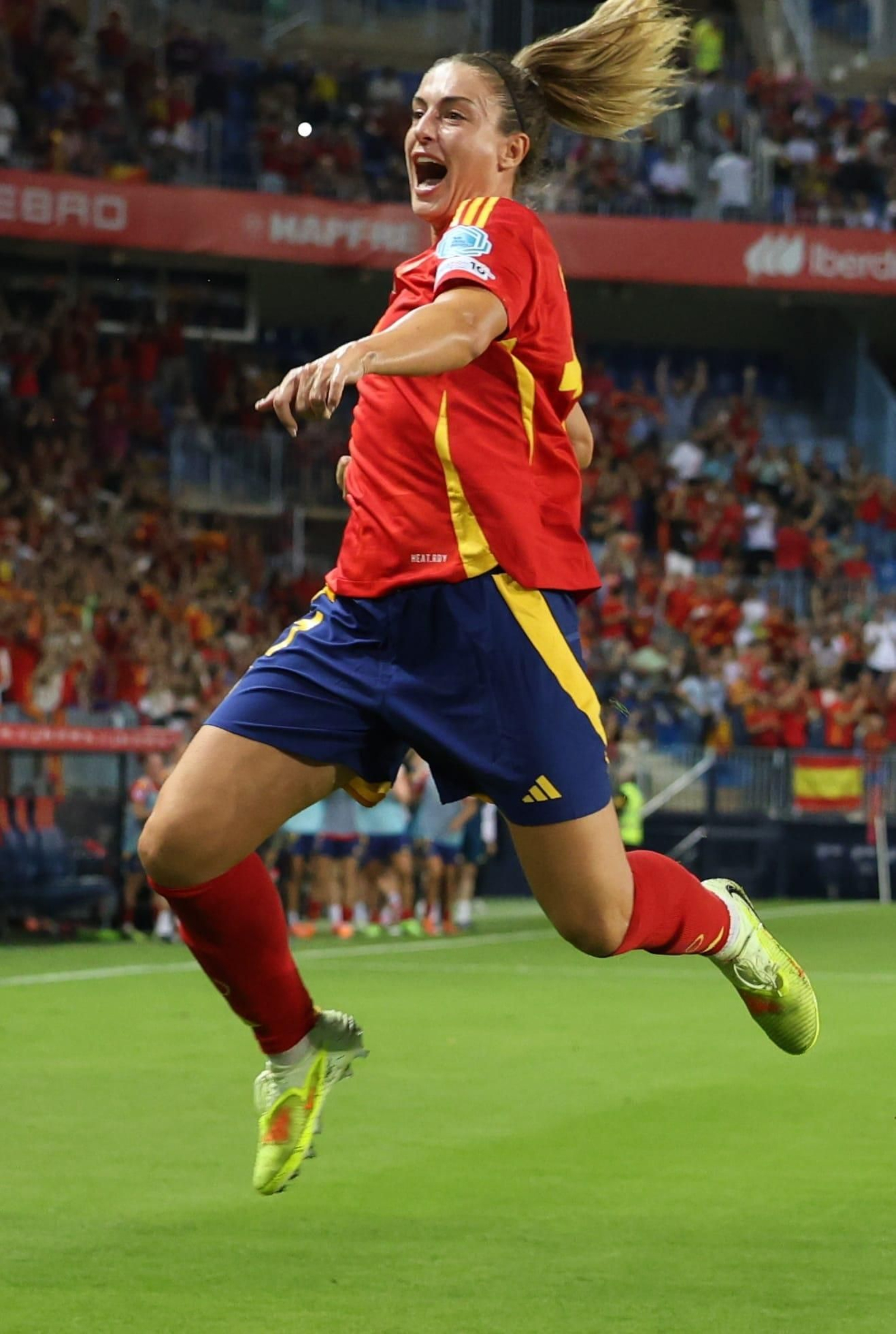 El España-Suecia de Málaga, en fotos