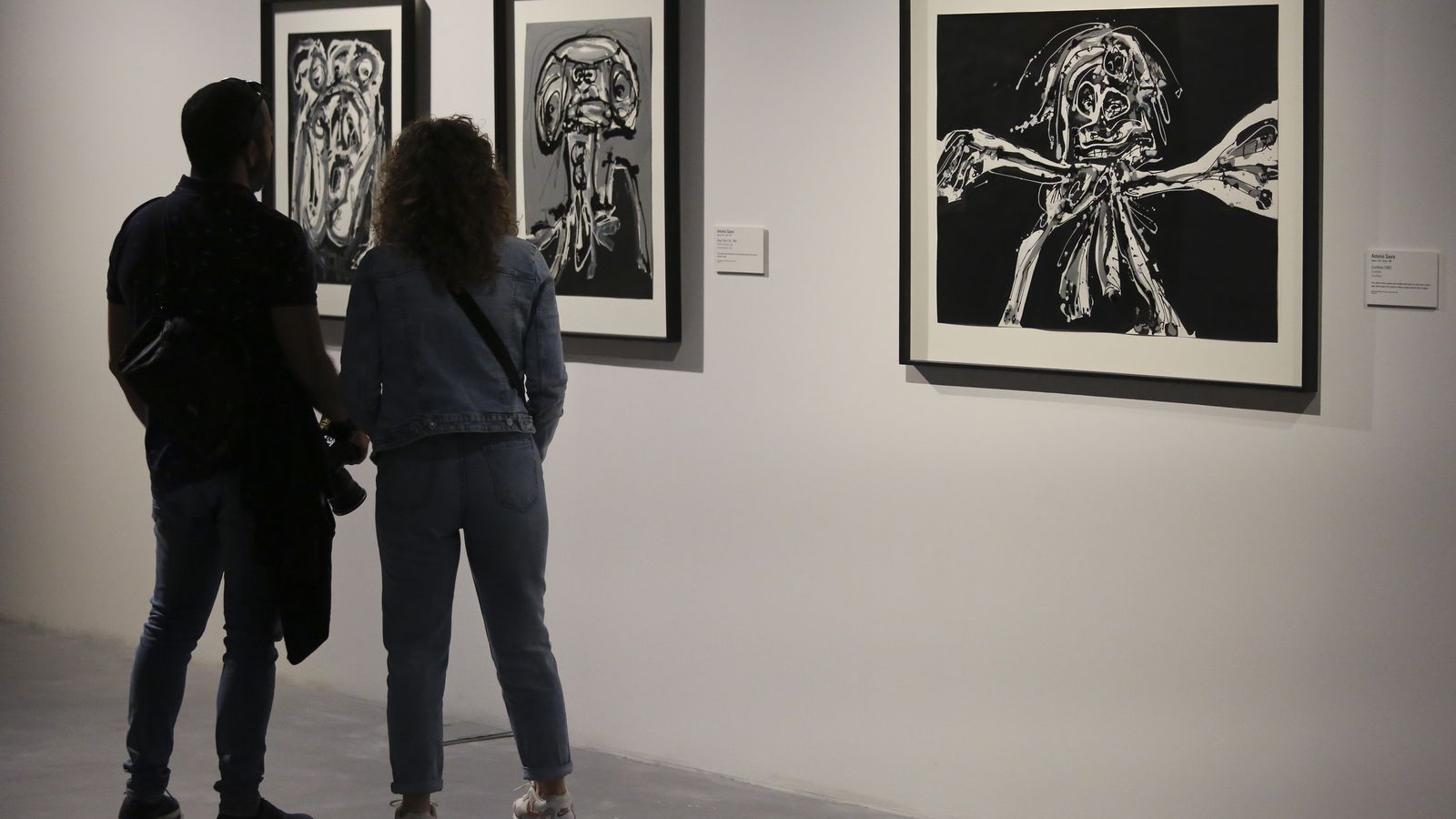 Obras de Antonio Saura en la nueva colección del Centro Pompidou Málaga, ‘Un siglo de arte español’.