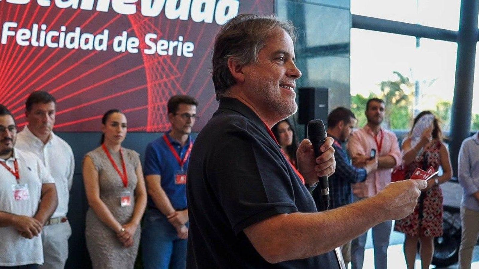 El CEO de Crestanevada, Francisco García Cervi durante su discurso. El CEO de Crestanevada, Francisco García Cervi durante su discurso.