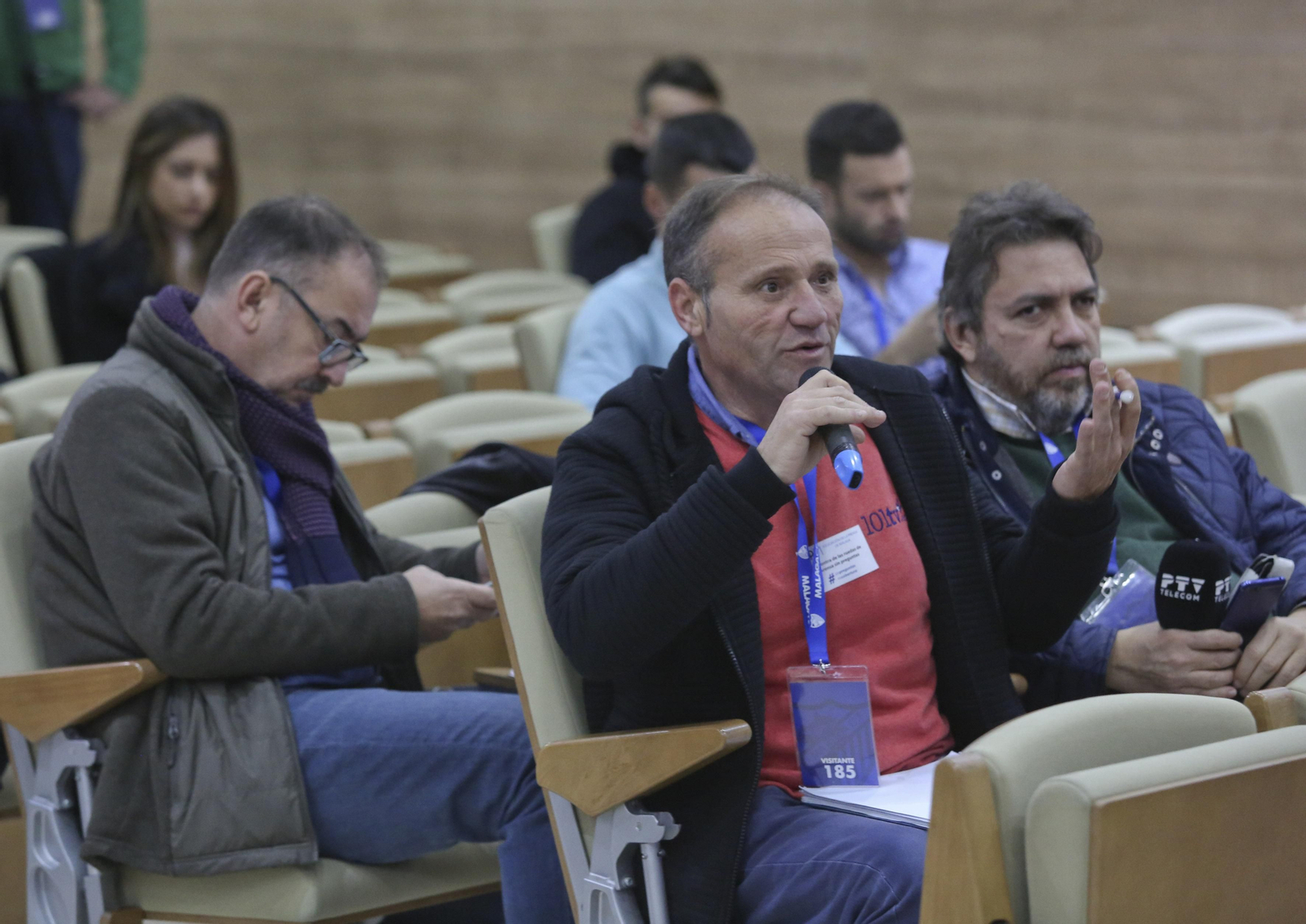 La rueda de prensa de Richard Shaheen, en fotos