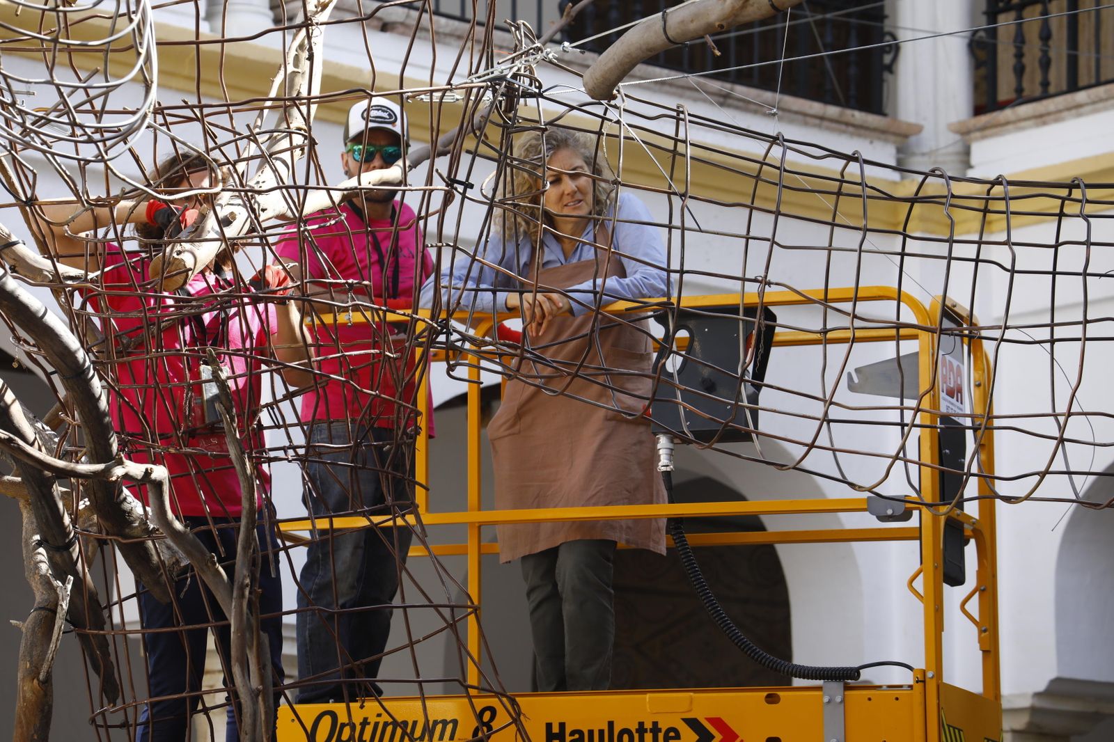 El montaje del Festival Flora, en imágenes