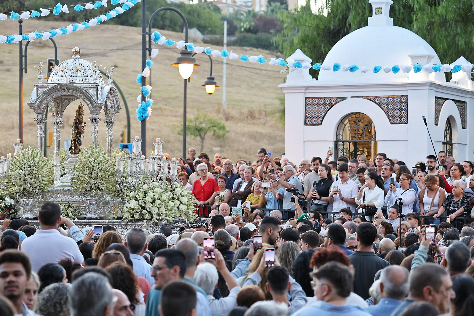 Imágenes de la bajada de la Virgen de la Cinta
