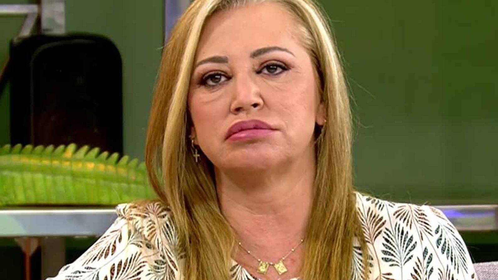 Belén Esteban en el plató de 'Sálvame' meses atrás.