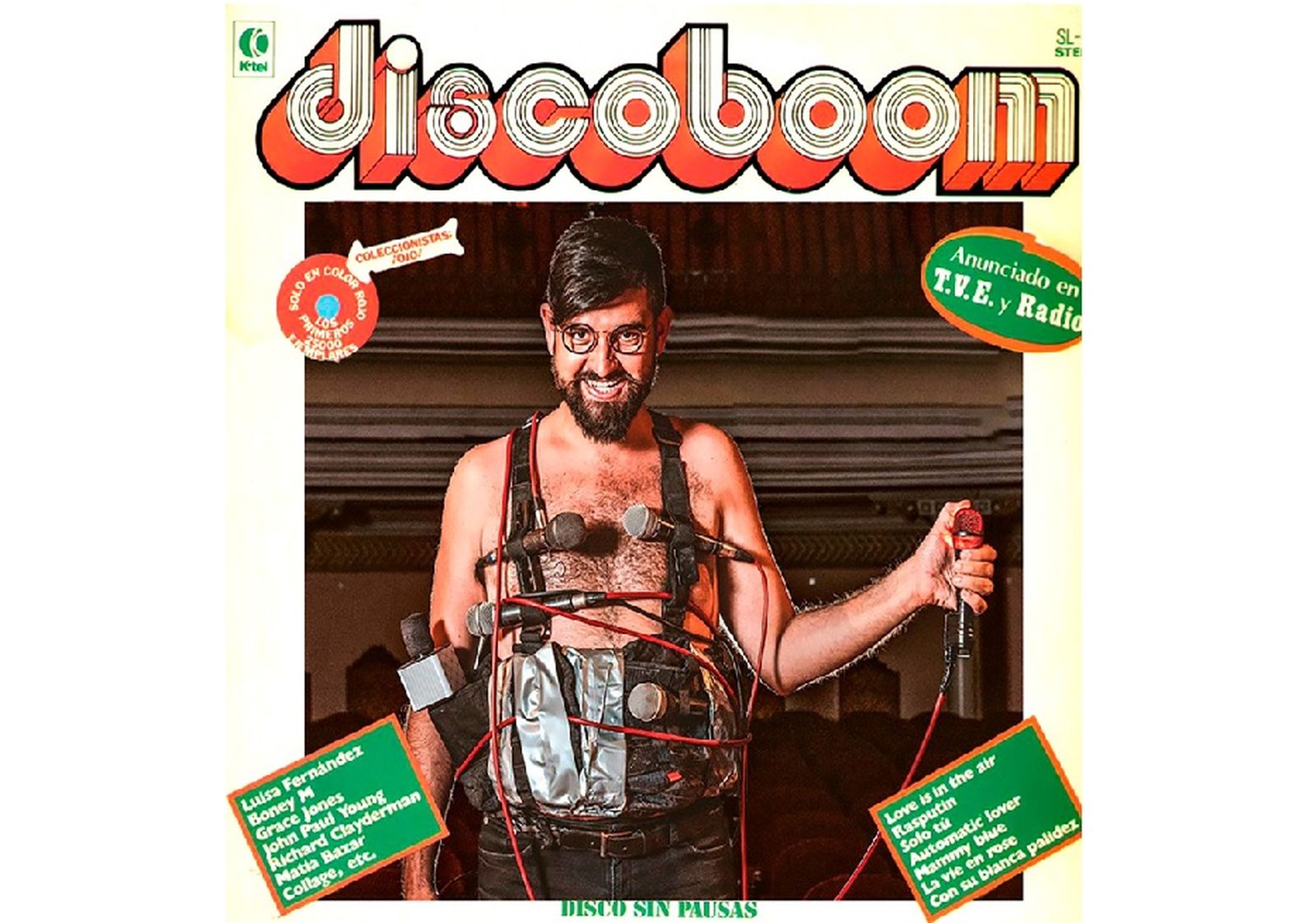 El Disco Boom que ha grabado Manu Sánchez.