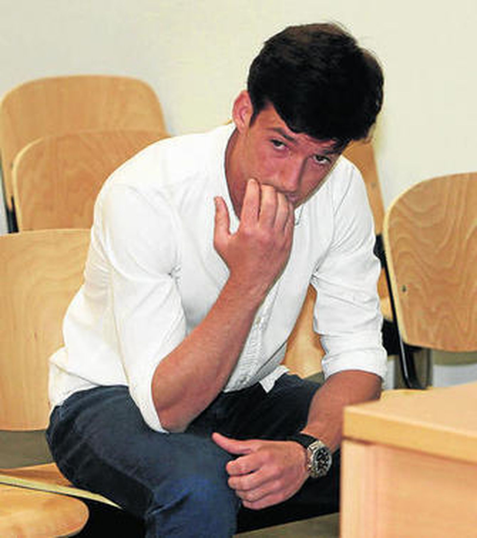 Javier Suárez Rodríguez, el pasado viernes durante el juicio.