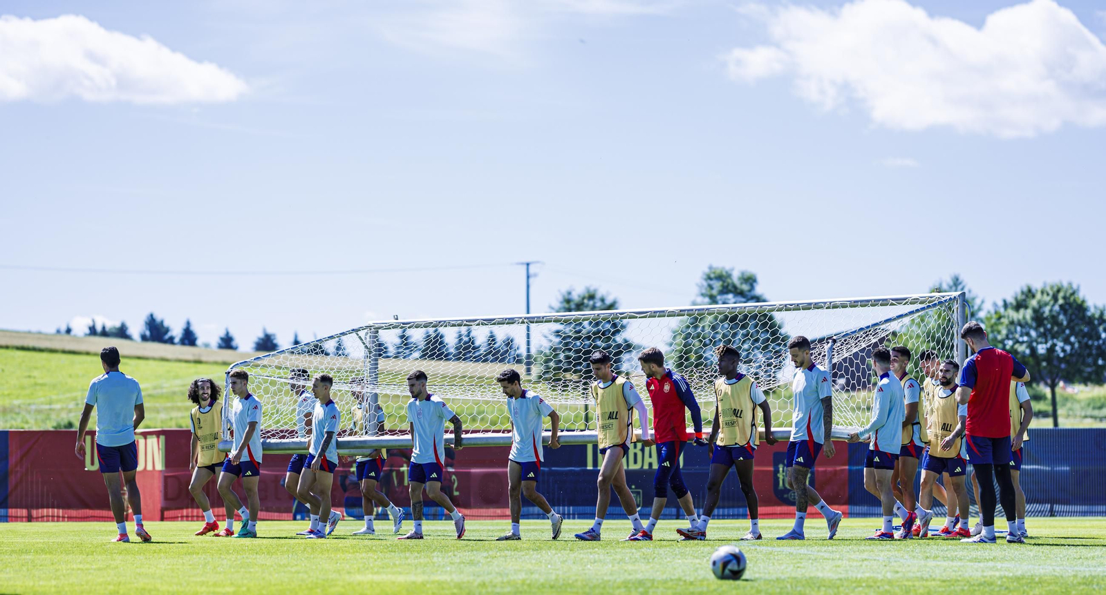 Las fotos de España antes de la semifinal contra Francia
