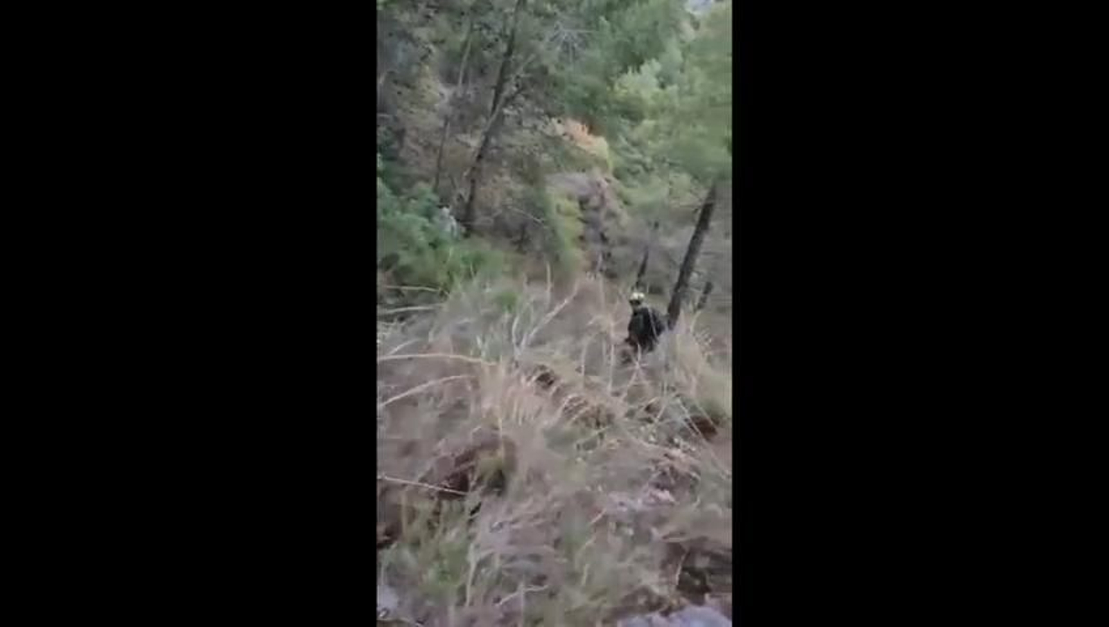 El rescate de la Guardia Civil en el Pico Jabalcuza en Alhaurín de la Torre