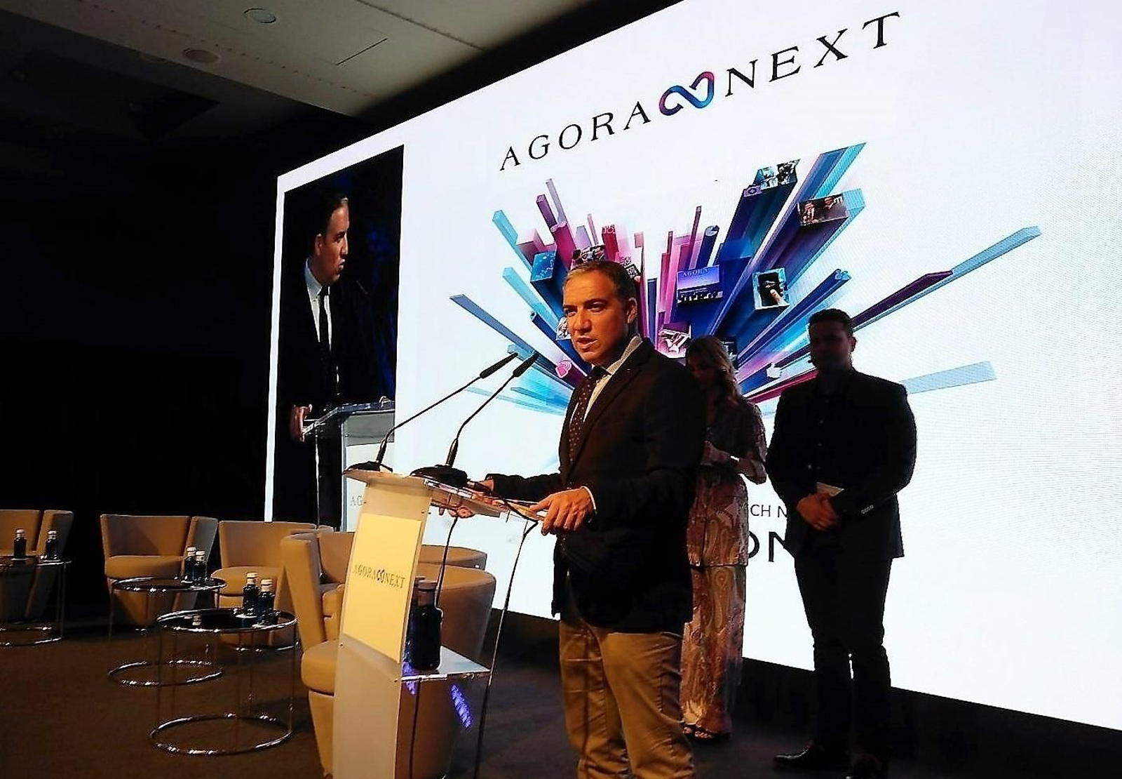 Bendodo, ayer, durante su intervención en el foro.