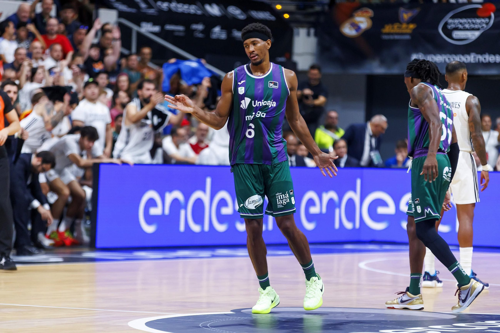 El Real Madrid - Unicaja, final de la Supercopa, en fotos