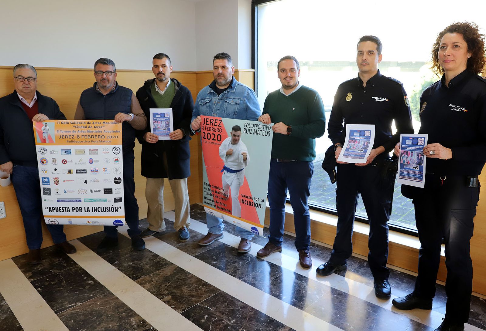 Presentación del cartel de la II Gala Cedown de Artes Marciales