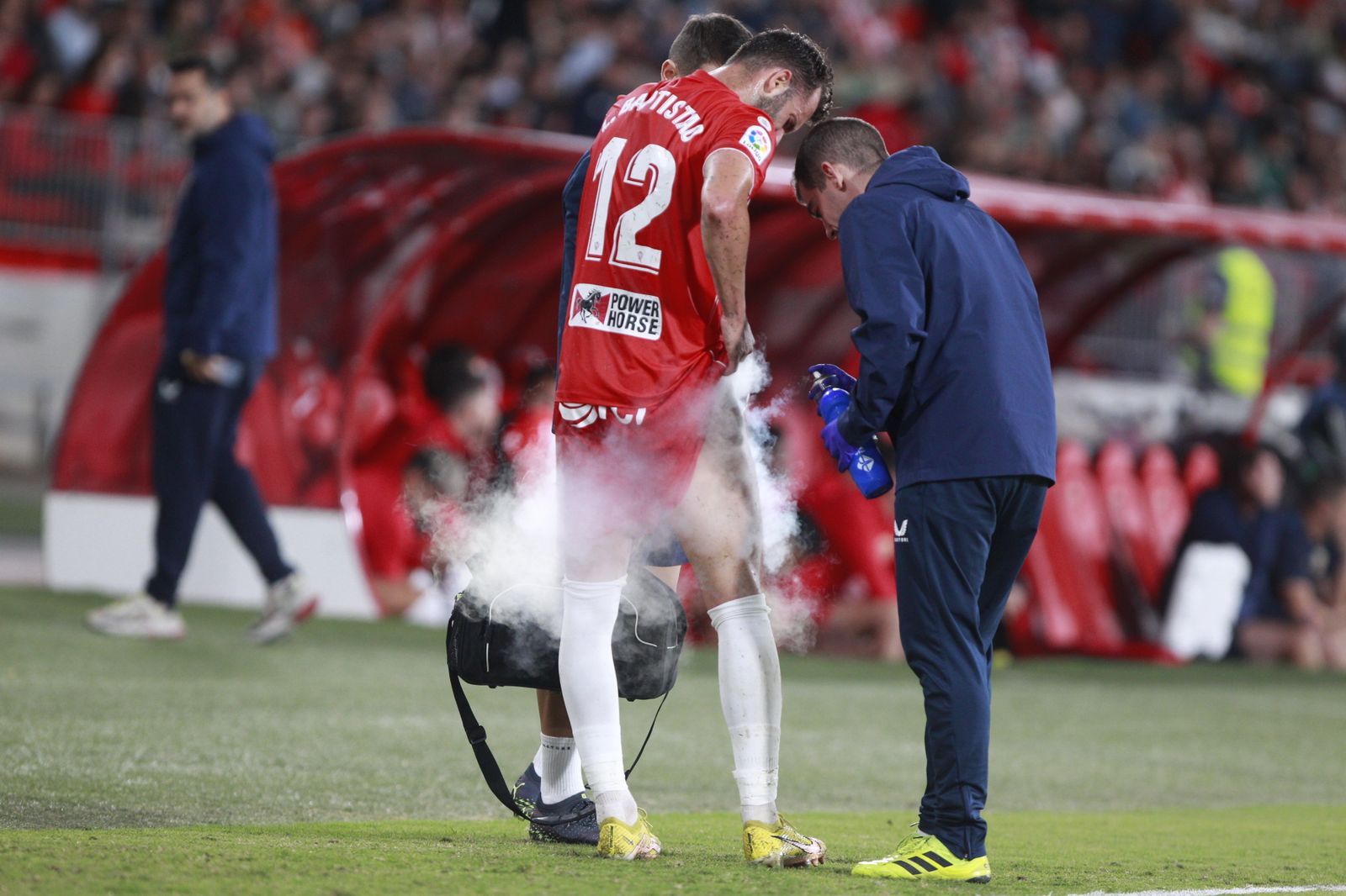 Imágenes del partido de fútbol U.D. Almería-Getafe C.F.