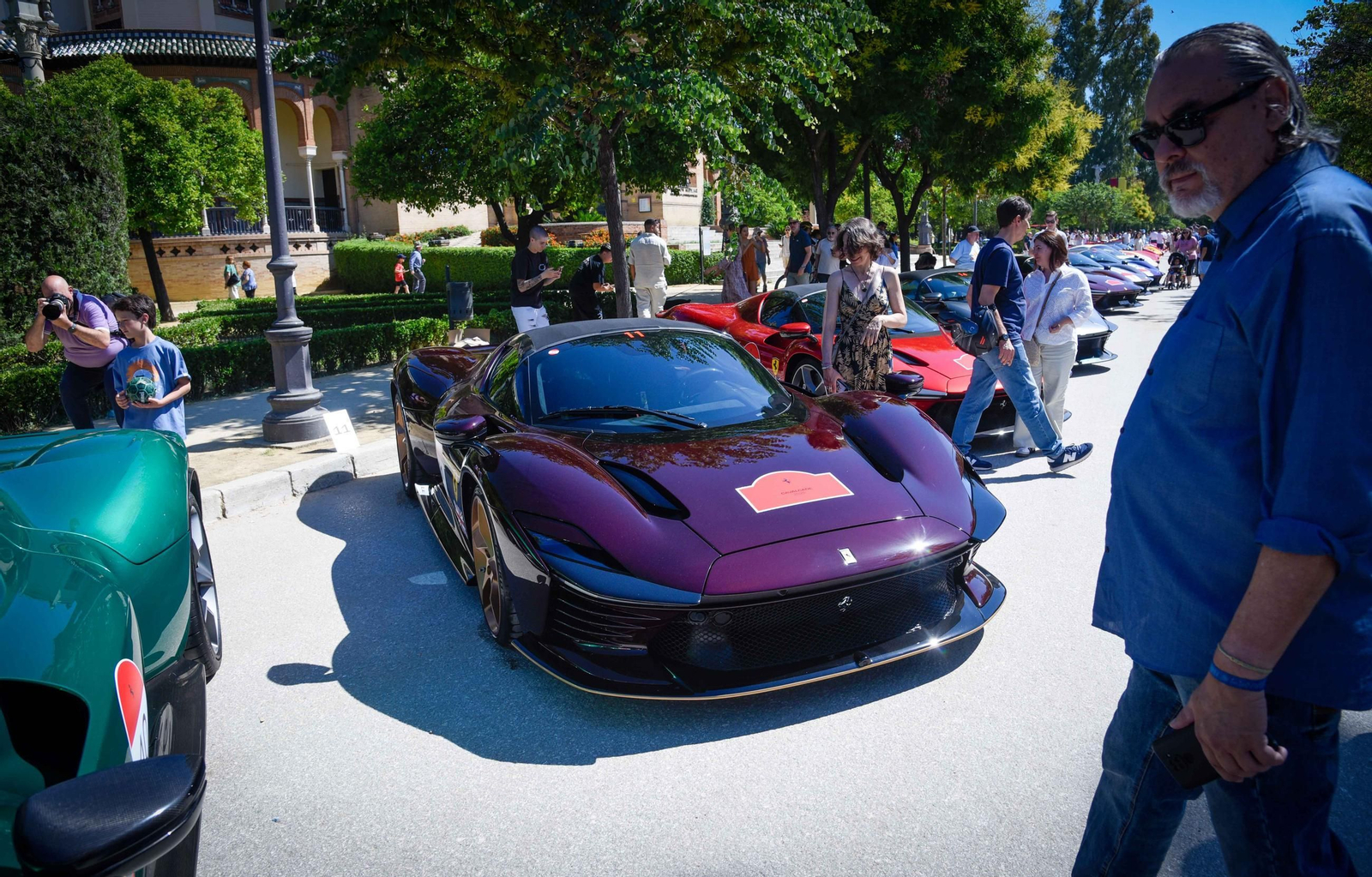 Ferrari Cavalcade 2025 en Sevilla
