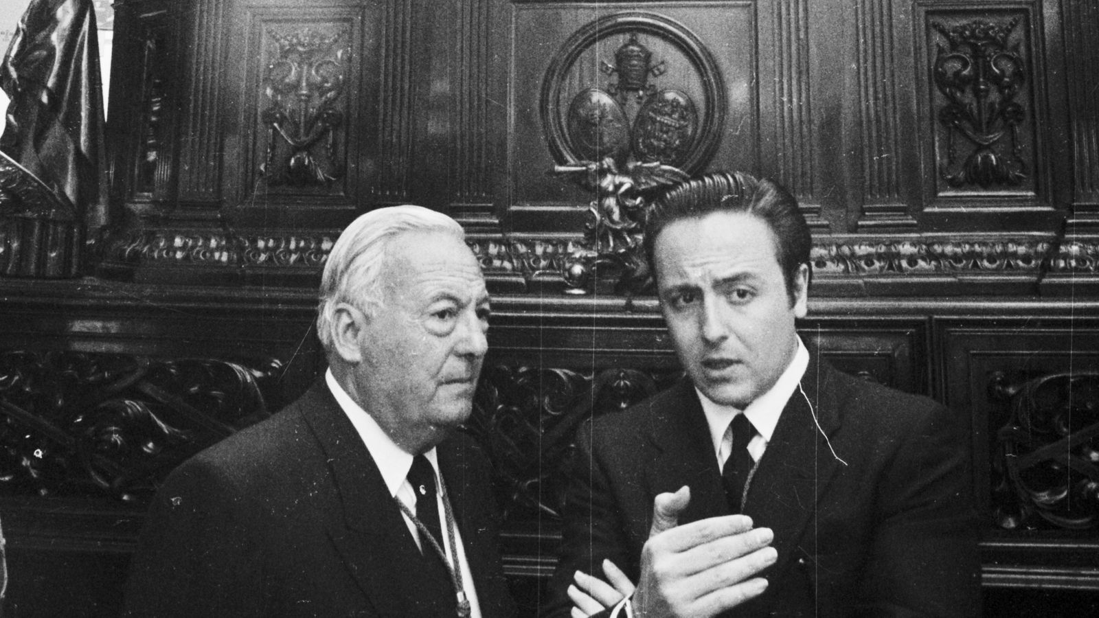 Rafael Ariza, padre e hijo, en Los Estudiantes