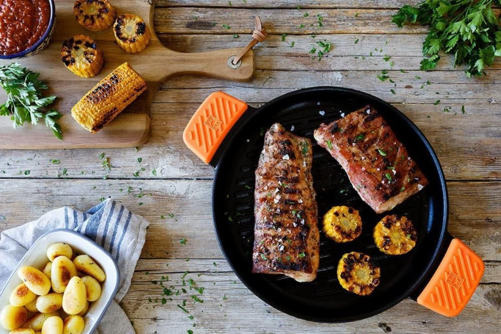 ¡No te lo pierdas! Descuentazo del 28% en la parrilla redonda con rayas de BRA disponible en Amazon