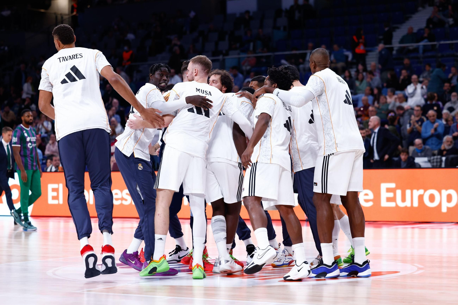 El Real Madrid-Unicaja, en fotos