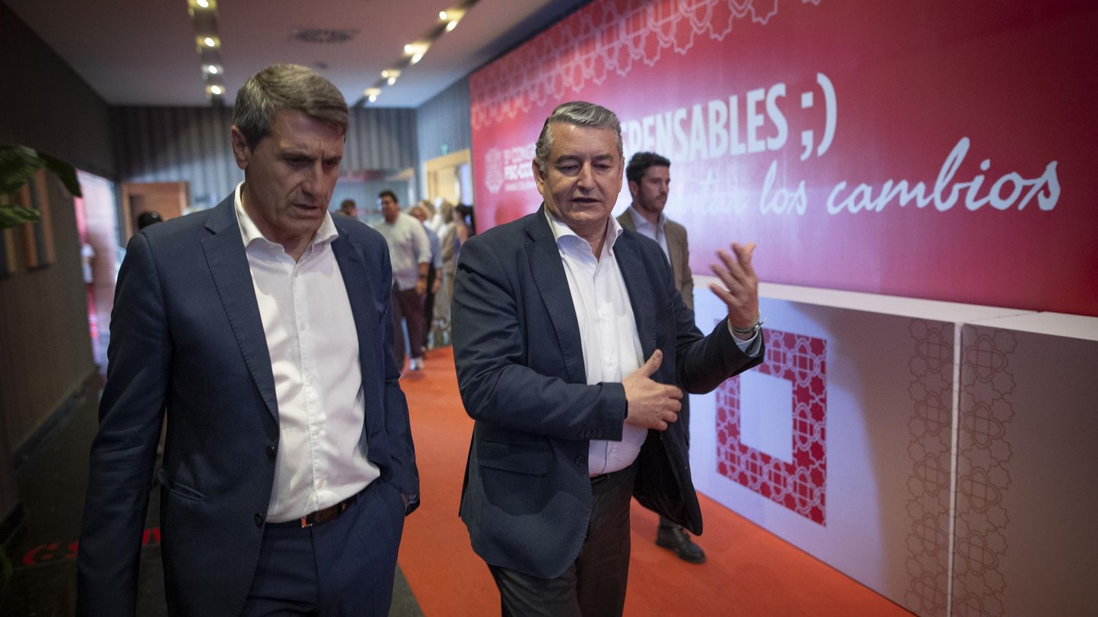 Clausura del V Congreso de la Federación de Servicios a la Ciudadanía de Comisiones Obreras (FSC-CCOO). En el acto participan el ministro para la Transformación Digital y de la Función Pública, Óscar López; el consejero de la Presidencia, Interior, Diálogo Social y Simplificación Administrativa, Antonio Sanz; el secretario general de CCOO, Unai Sordo, y el candidato a la reelección como secretario general de FSC-CCOO, Lucho Palazzo