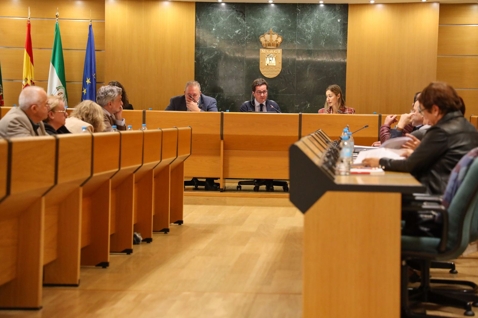 Imagen del pleno de este viernes 30 de enero en El Ejido.