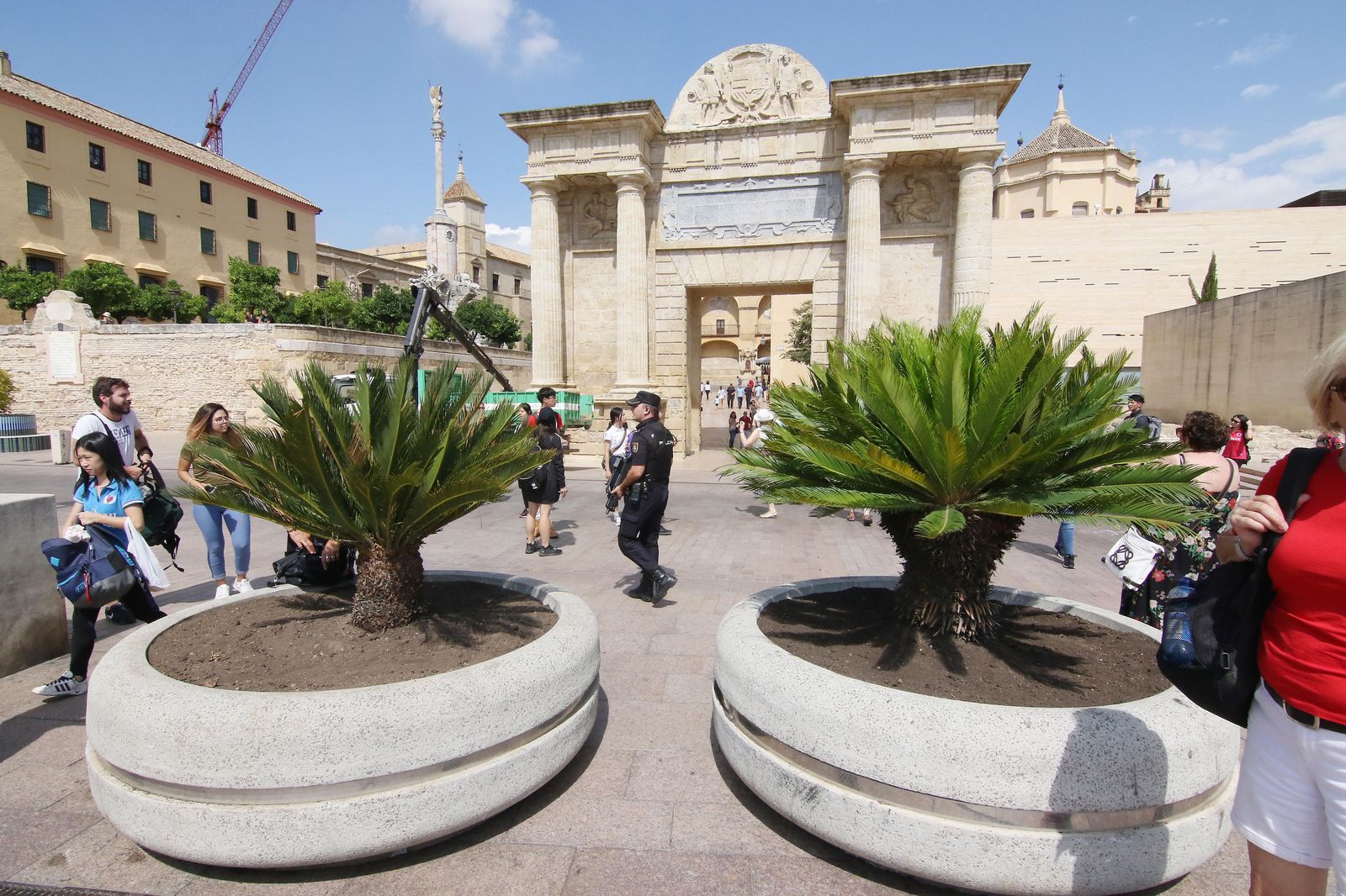 Macetones para las zonas turísticas de Córdoba y Málaga