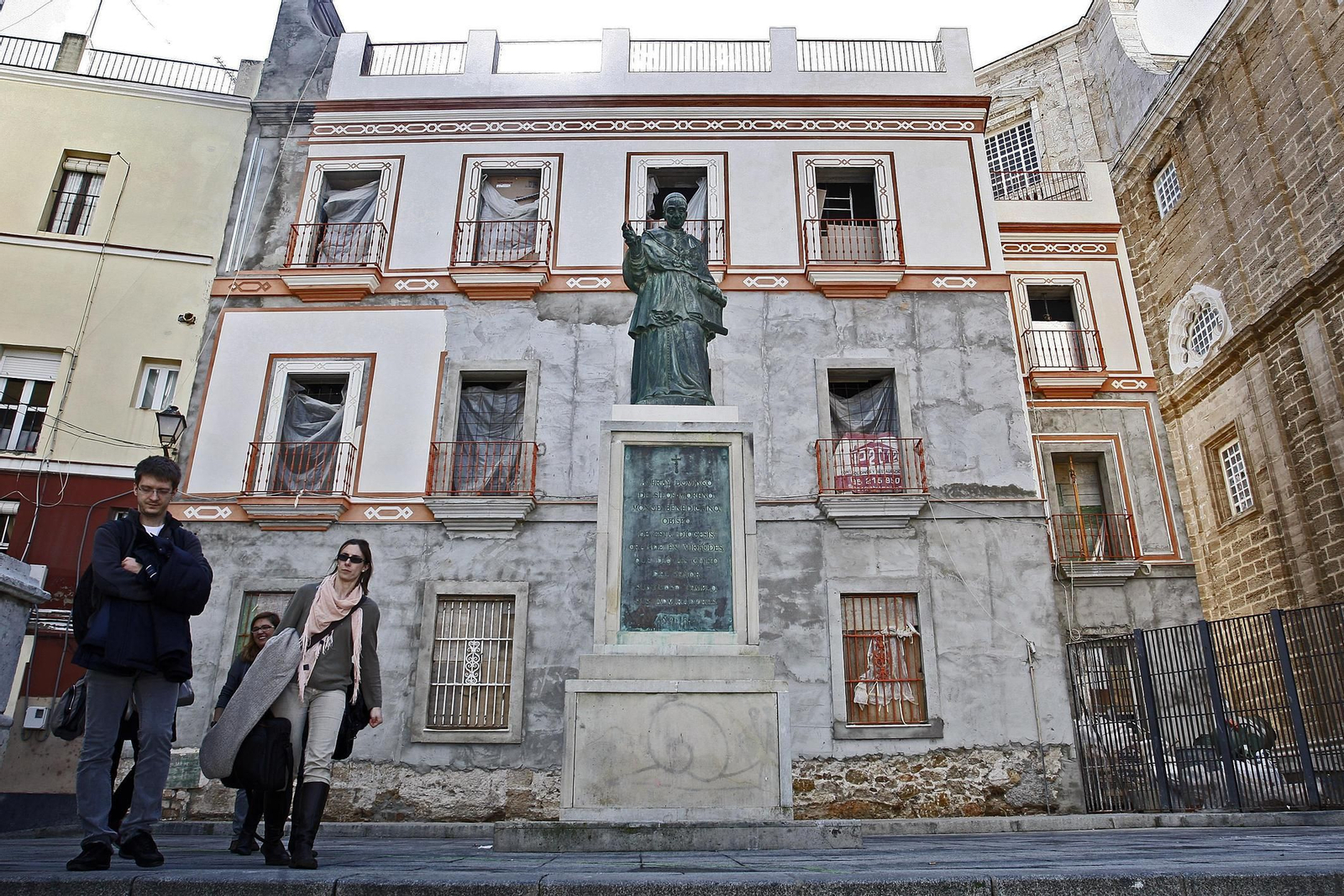 Una finca vacía en Cádiz, en una imagen de archivo.