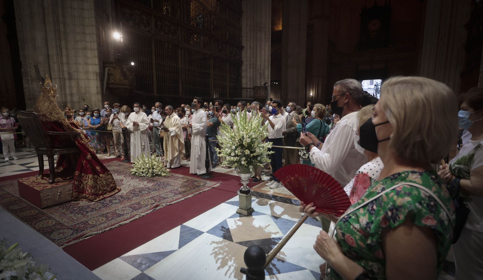 Imágenes de la festividad de la Virgen de los Reyes en la Catedral de Sevilla