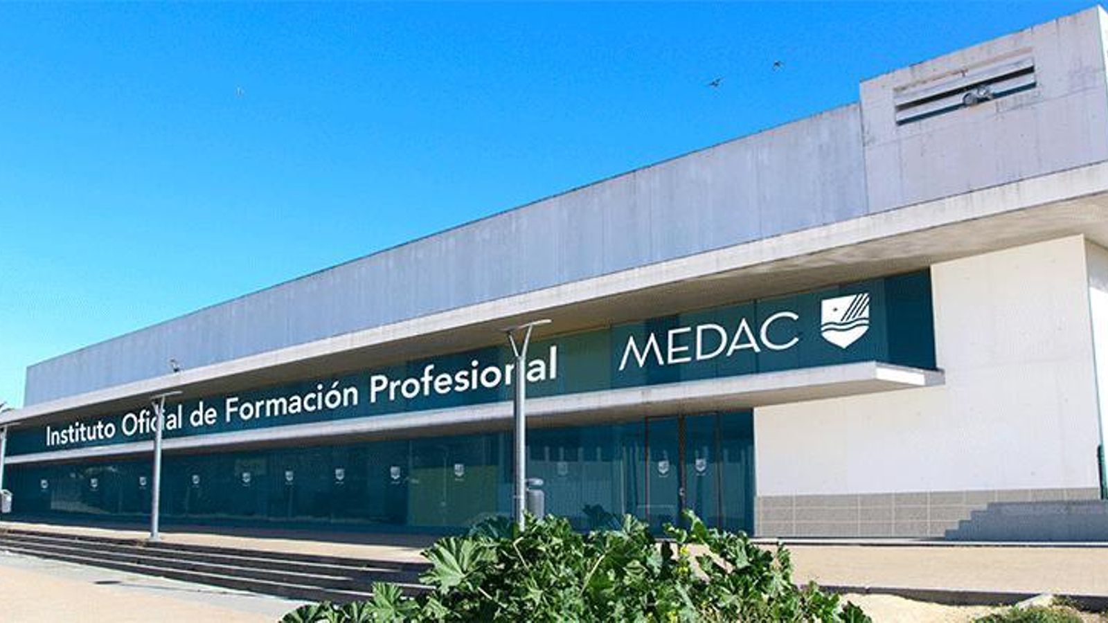Instalaciones de Instituto MEDAC en Jerez, en el Palacio de Deportes de Chapín.