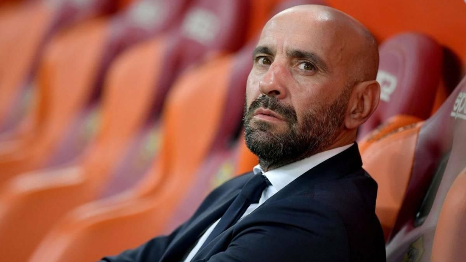 Monchi, durante su estancia en la Roma.