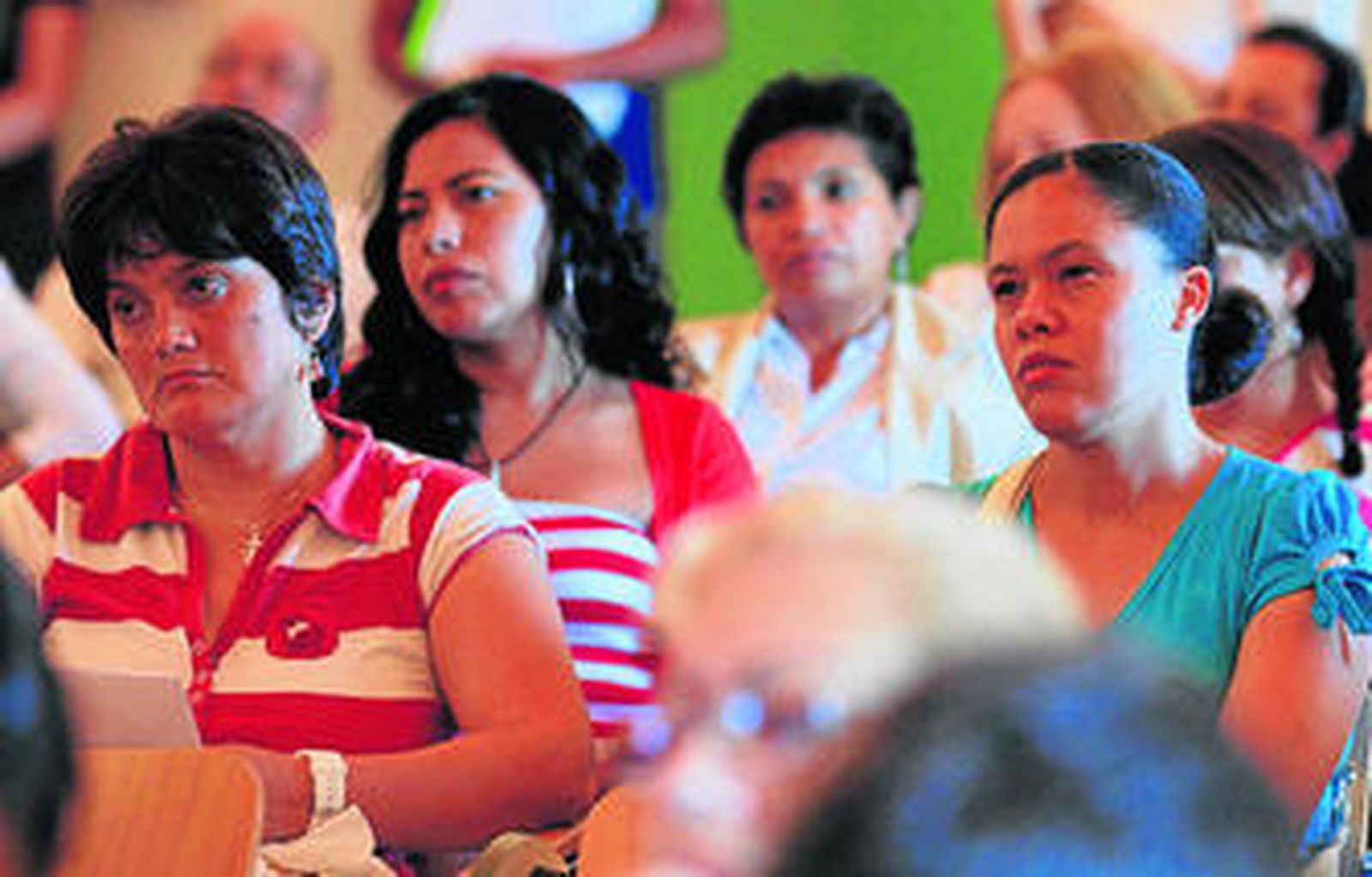 Algunos de los participantes en los cursos y talleres de Tierra de Todos.