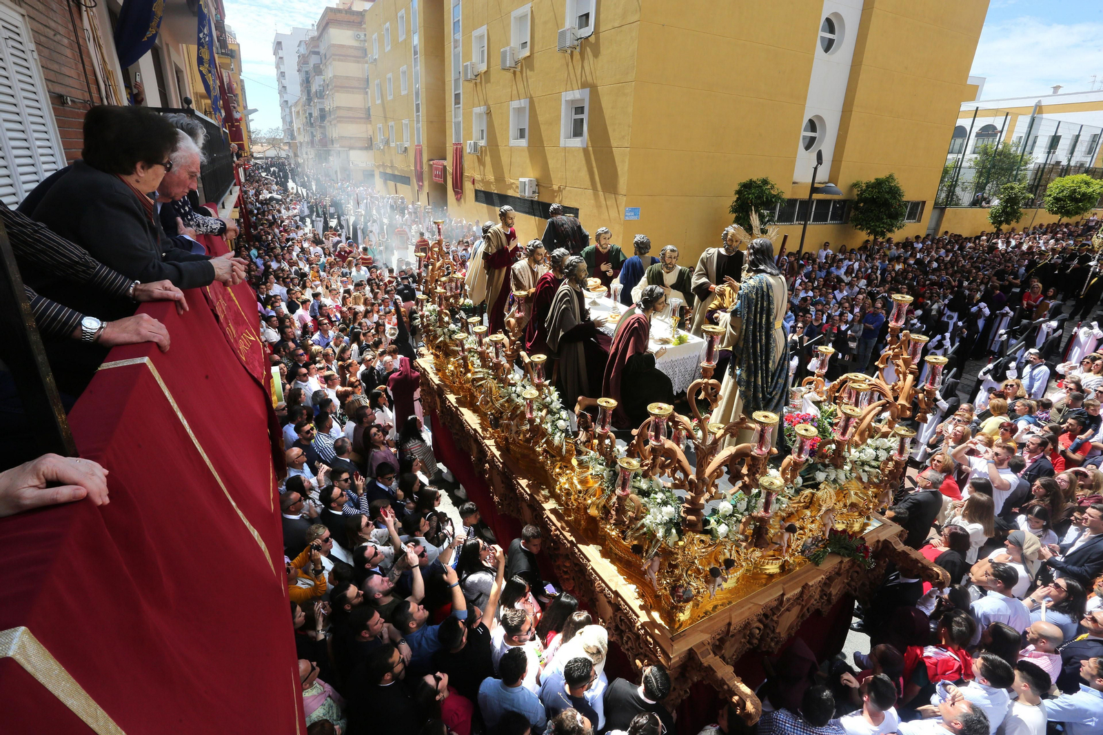 Las mejores imágenes de la Sagrada Cena del Domingo de Ramos 2019