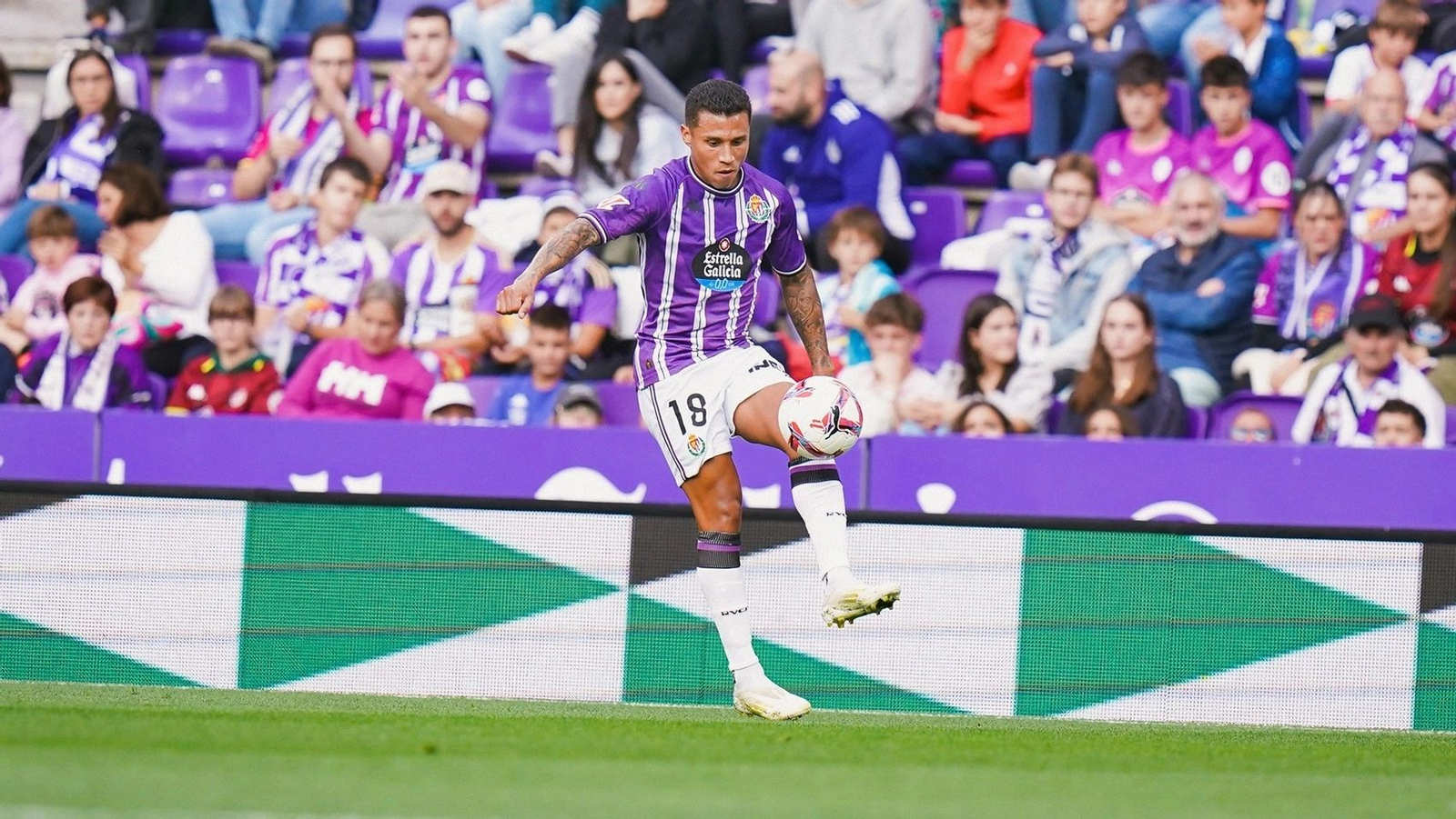 Darwin Machís, en el Real Valladolid