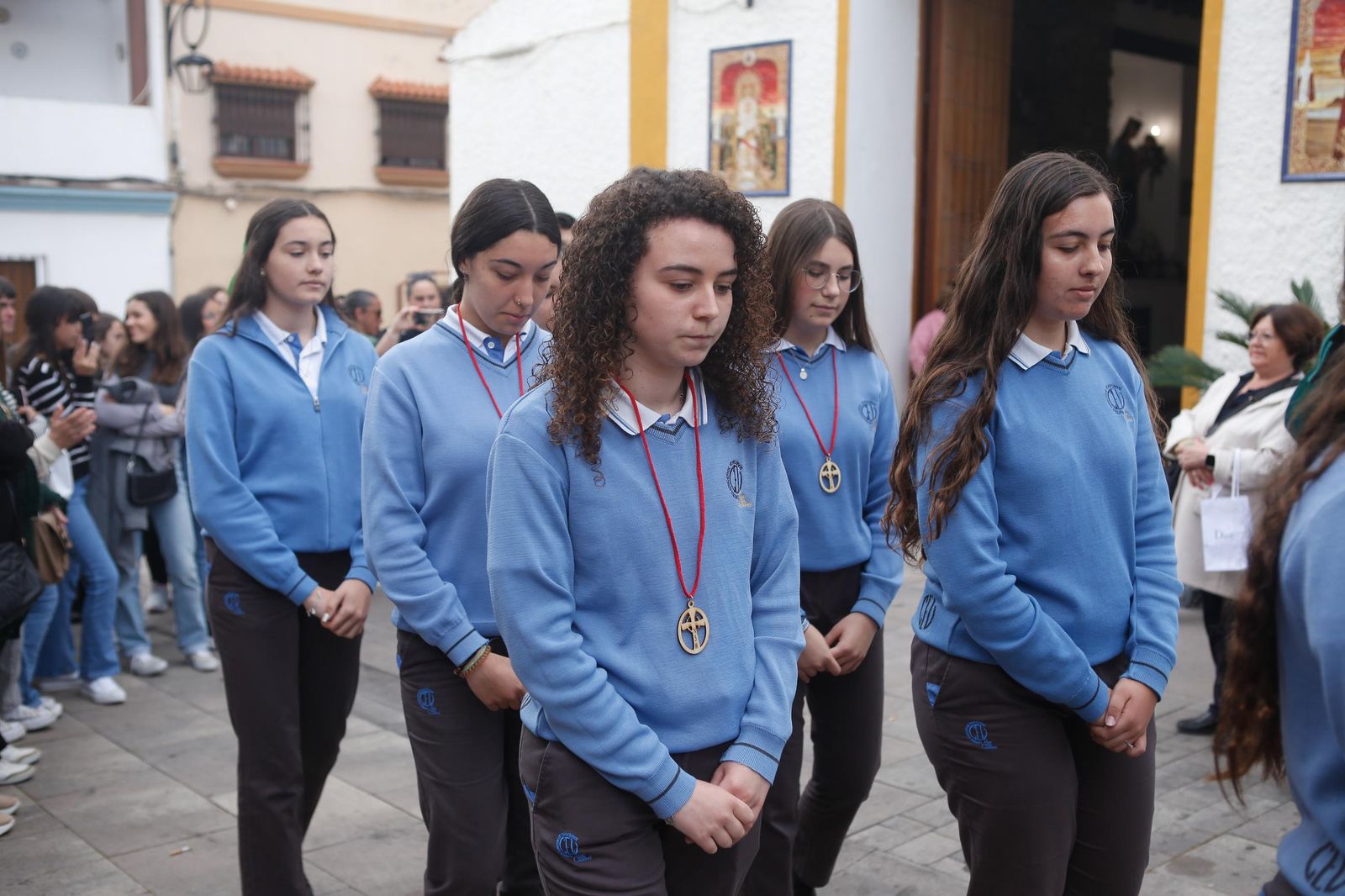Fotos de la procesión infantil del colegio Nuestra Señora de los Milagros de Algeciras