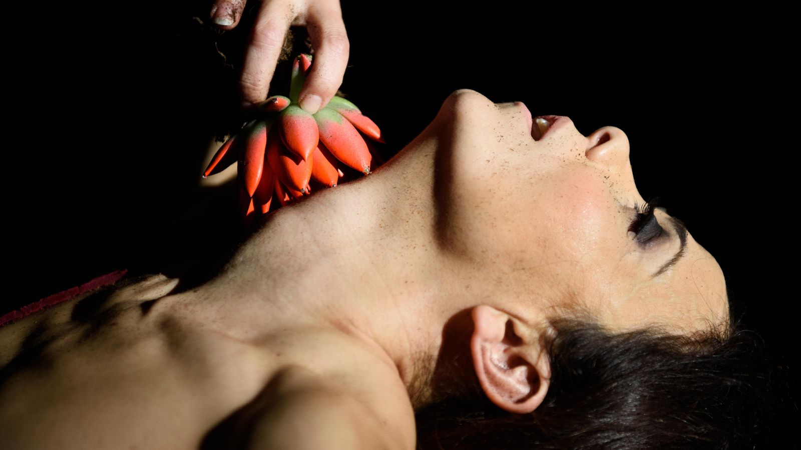 La bailaora, en una foto de estudio.