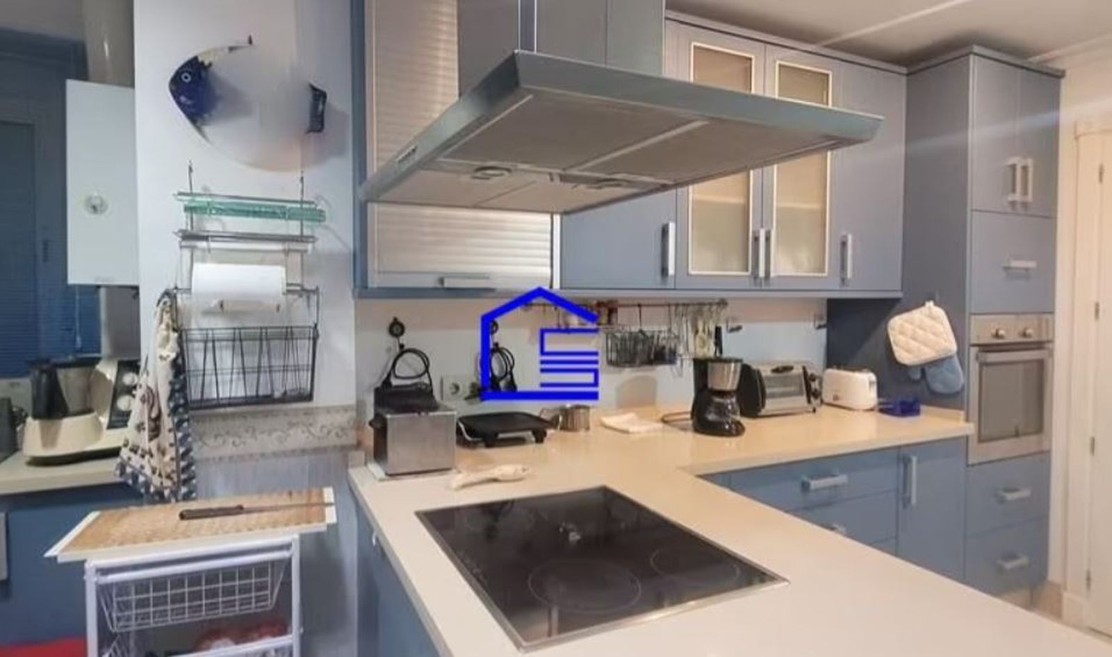 Cocina de la vivienda más cara en alquiler en Jerez.