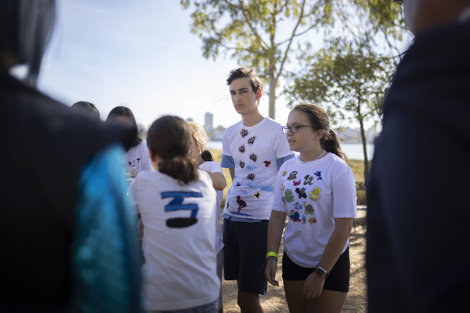 Imágenes de la clausura de la Escuela de Exploradores en Marismas del Odiel