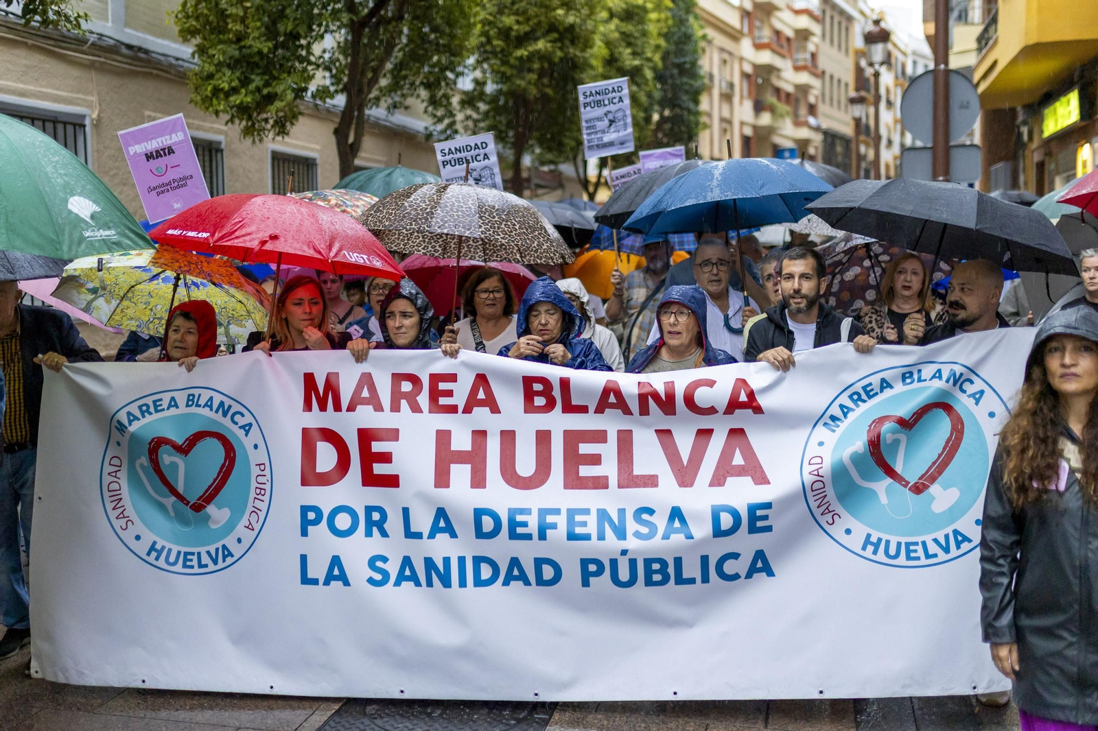 Última concentración por la sanidad en Huelva.