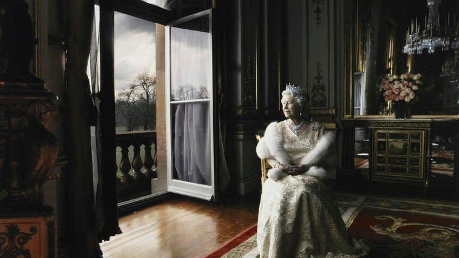 La reina de Inglaterra captada por Annie Leibovitz