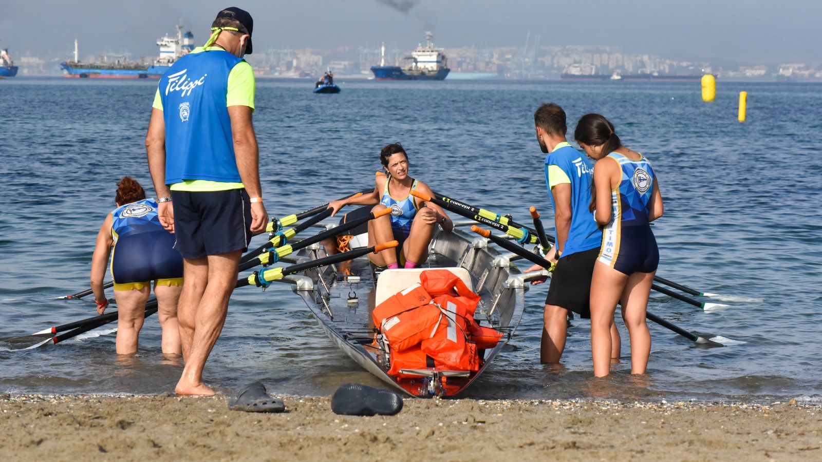 Las fotos del Campeonato de Remo en La Línea