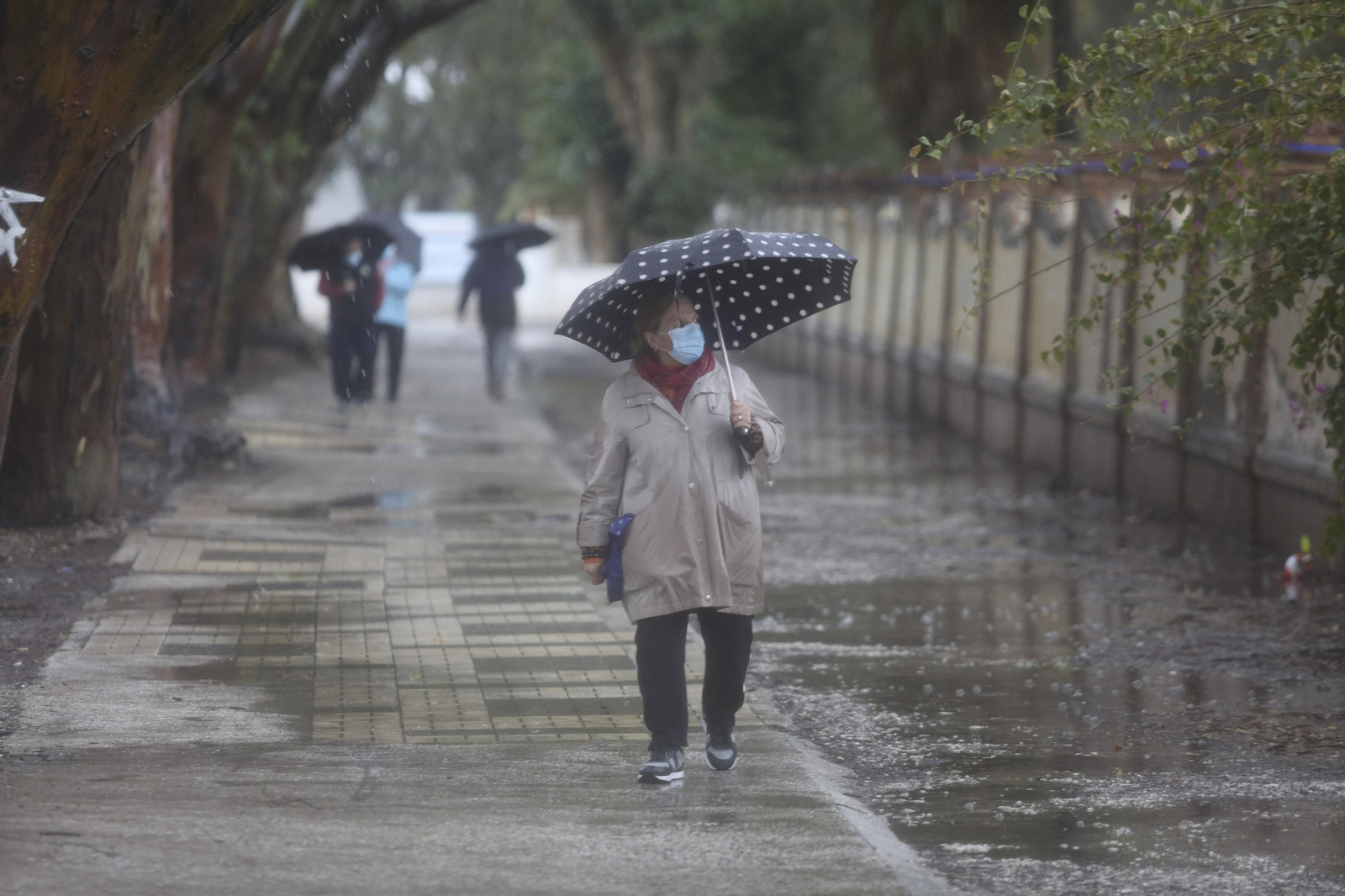 Fotos de las incidencias de la lluvia en Málaga