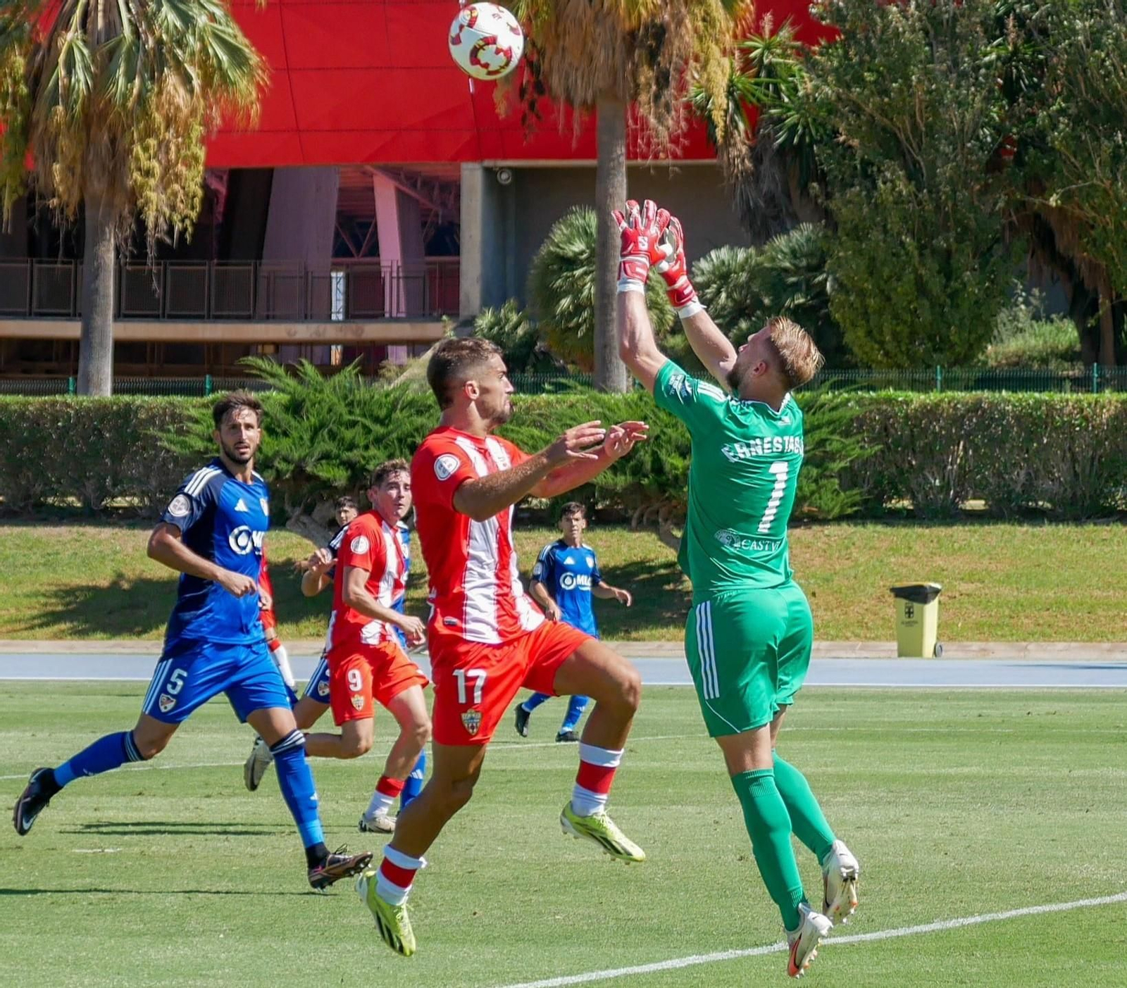 El cuadro azulillo venció al filial almeriense en la primera vuelta.