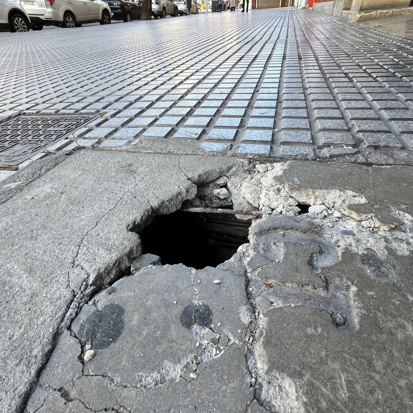 Boquete en la Avenida