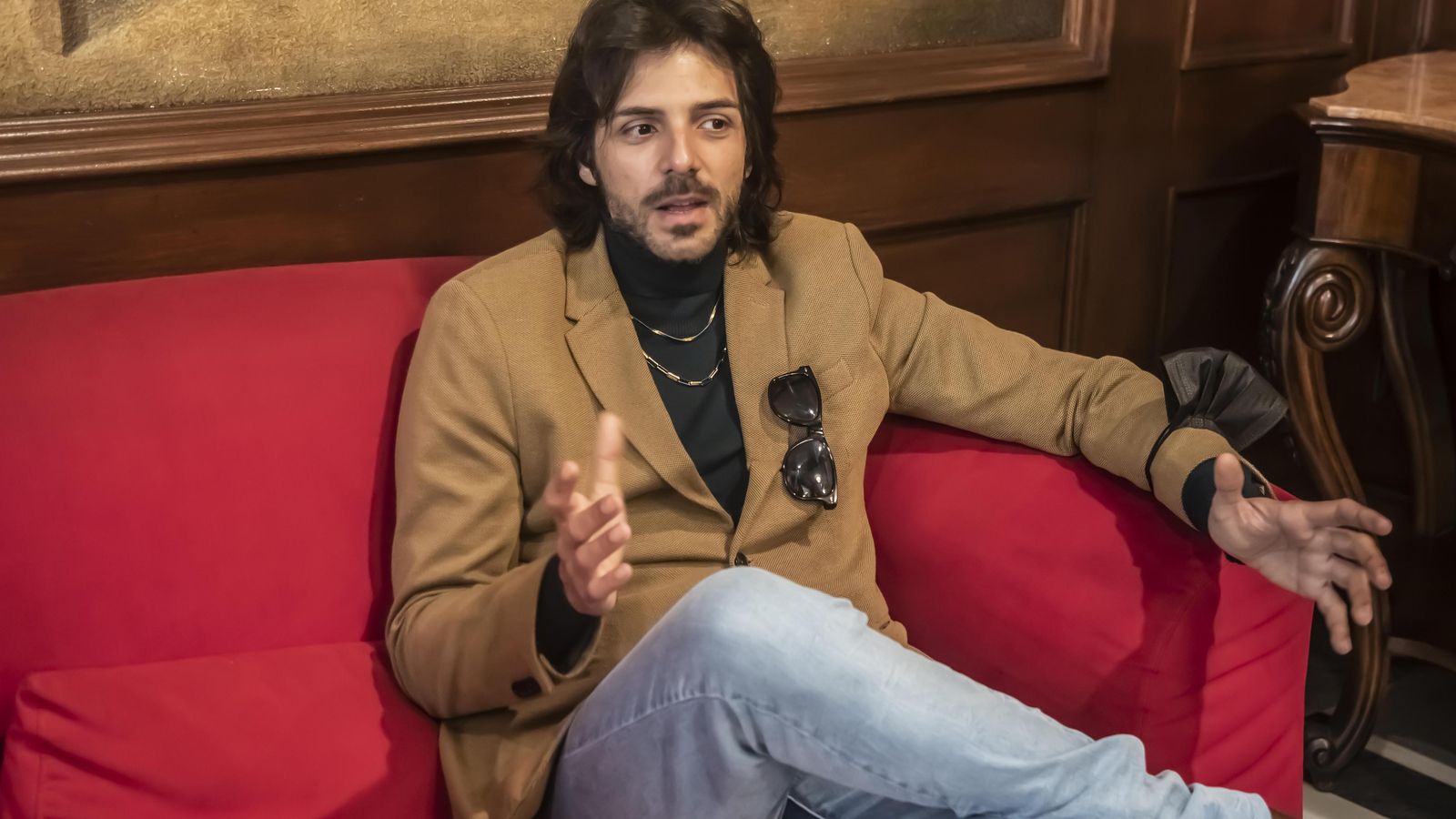 Juan Habichuela durante la entrevista