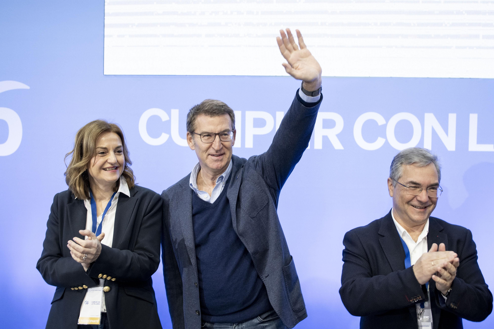 El presidente de los populares, Alberto Núñez Feijóo.