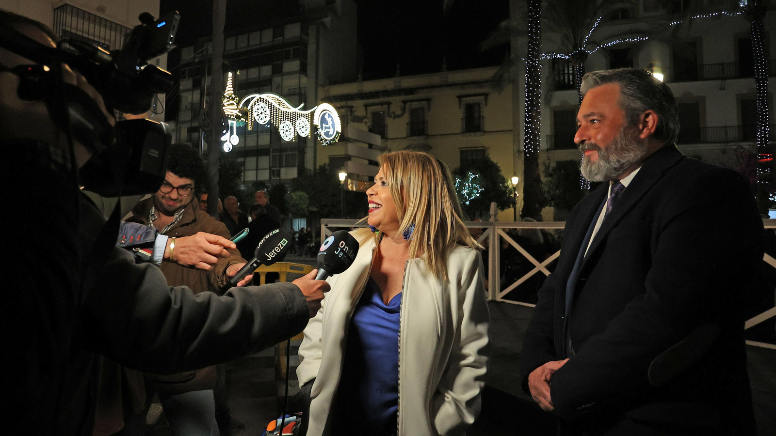 Inauguración del alumbrado de Navidad en Jerez