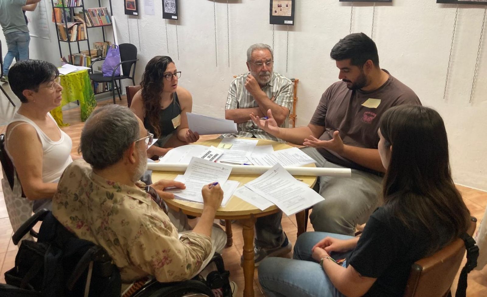Participantes en uno de los encuentros de Rebullentopia.