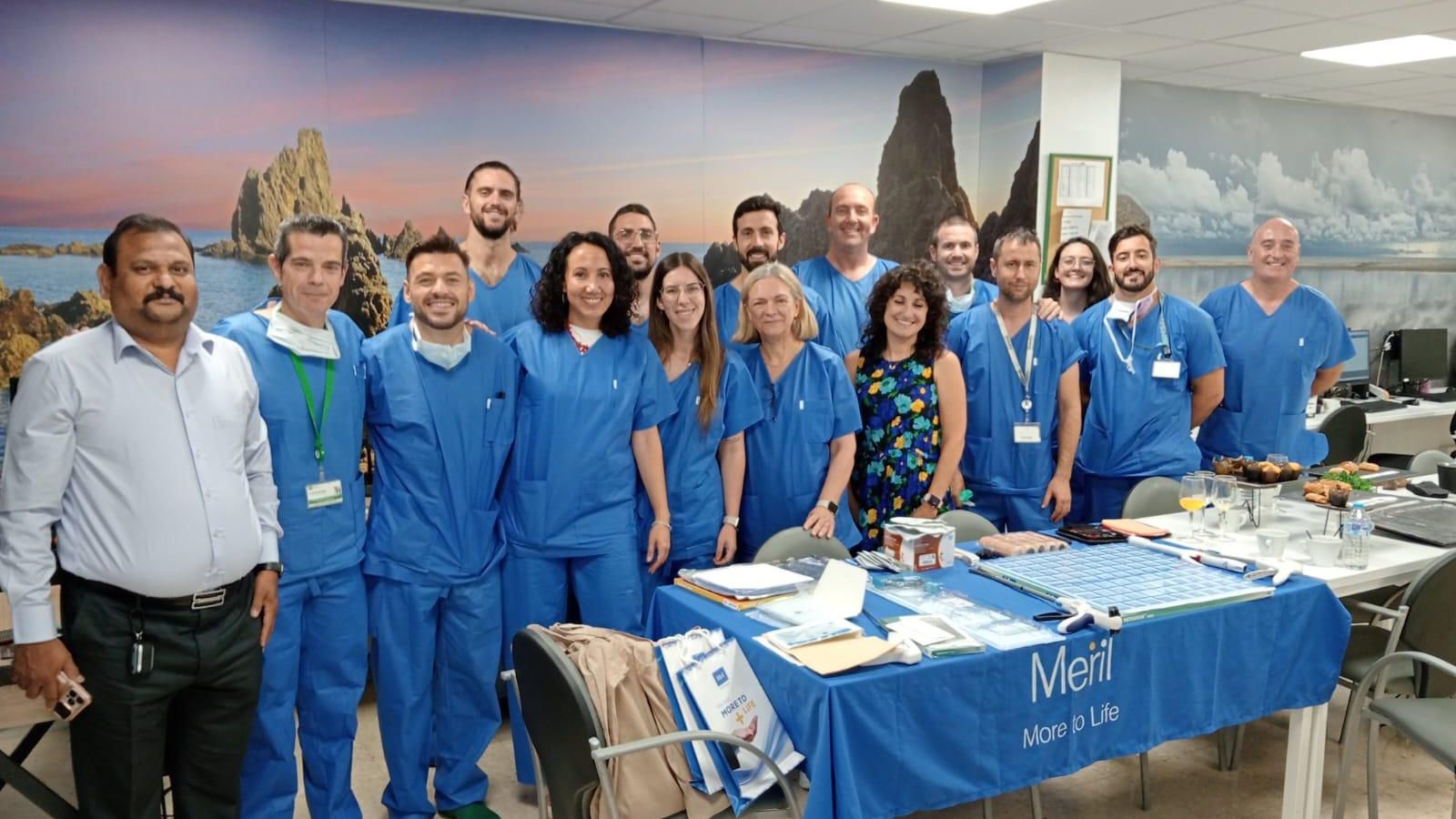 Equipo de especialistas en Cirugía que ha participado en el workshop de Pared Abdominal.