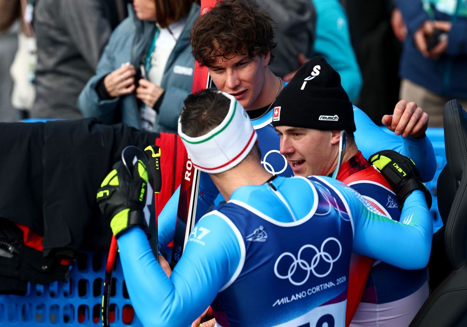 Las espectaculares fotos del descenso masculino en los Juegos Olímpicos de invierno