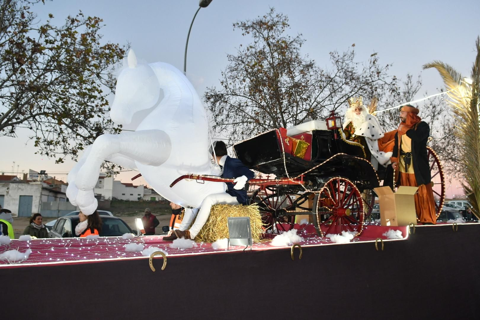 La visita de los Reyes Magos a la provincia