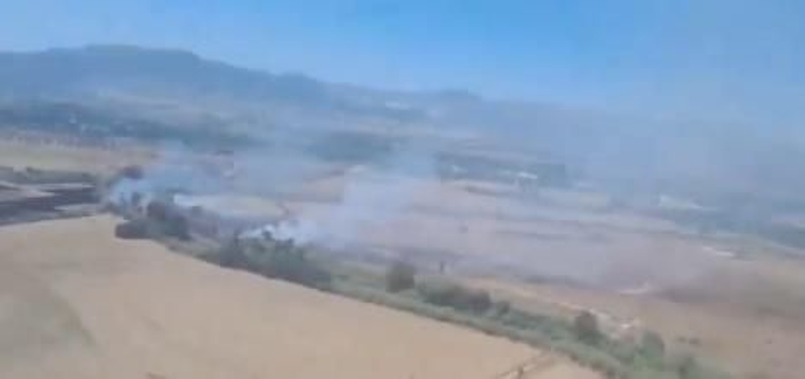 El paraje afectado por el incendio