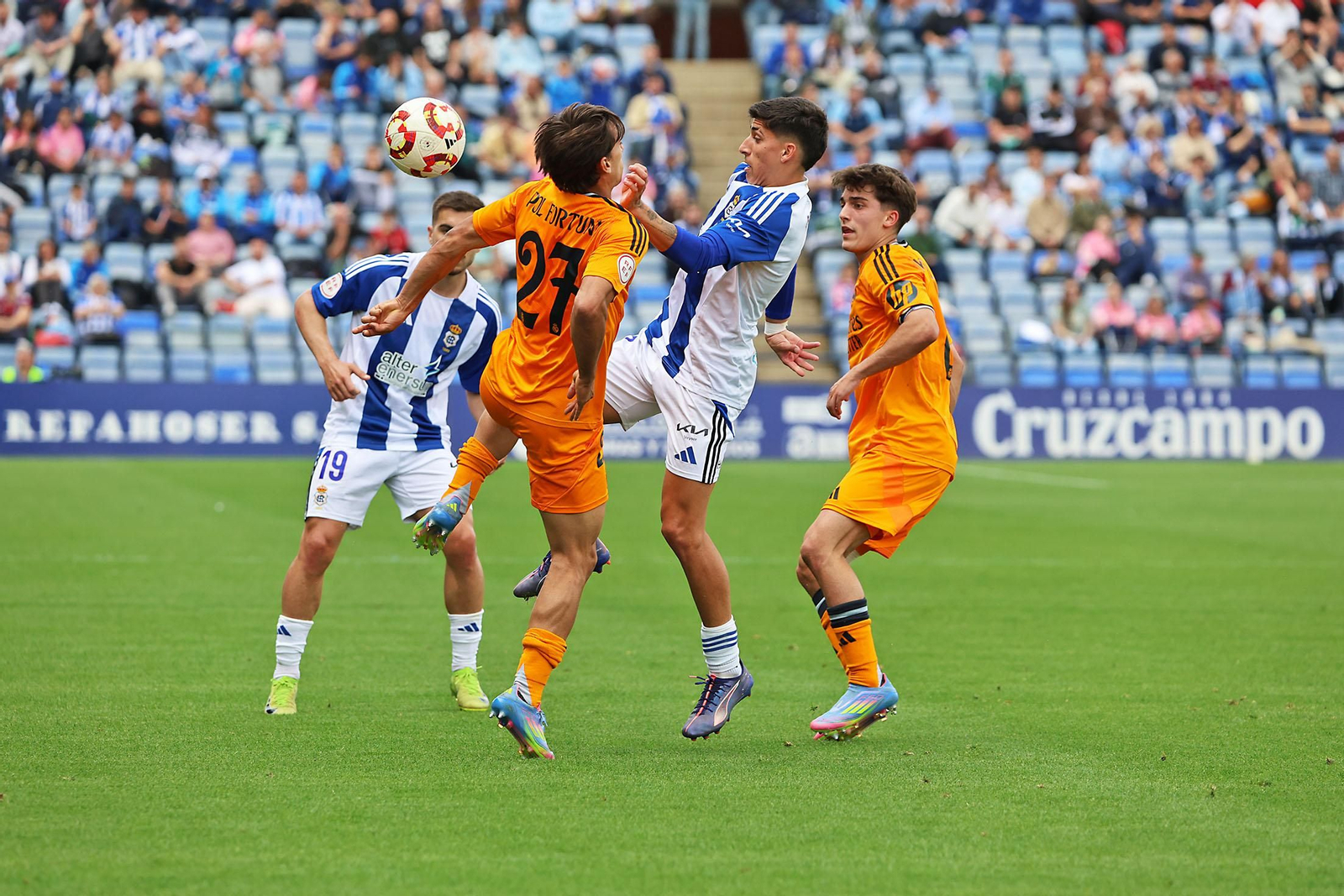Las imágenes del Recreativo de Huelva- Real Madrid Castilla
