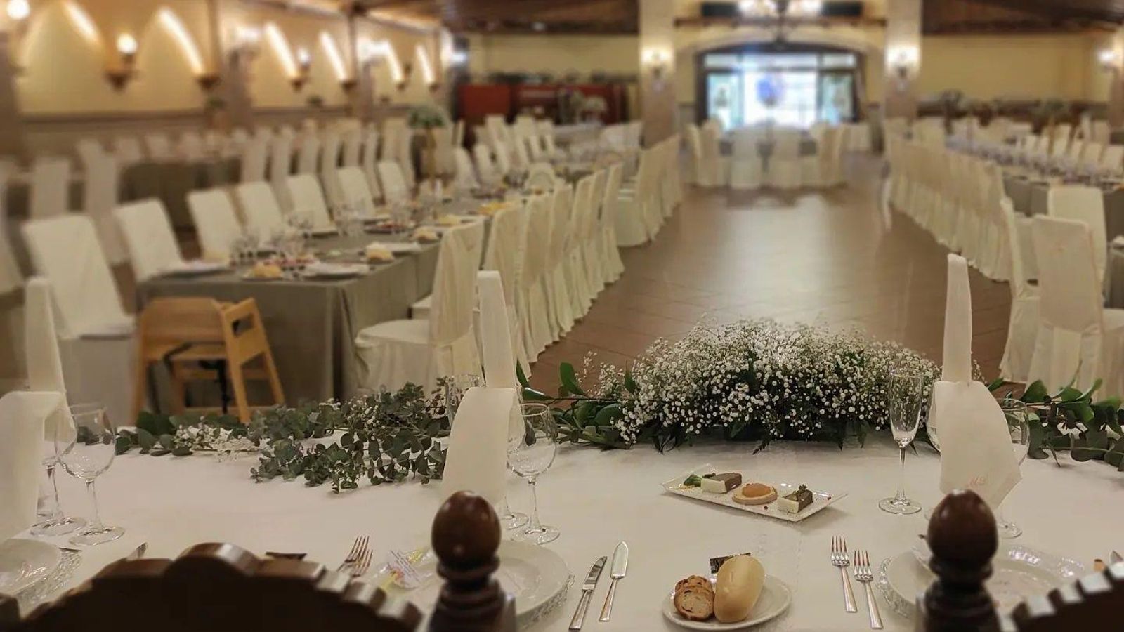 Uno de los salones de 'María Luisa' en Torredonjimeno.