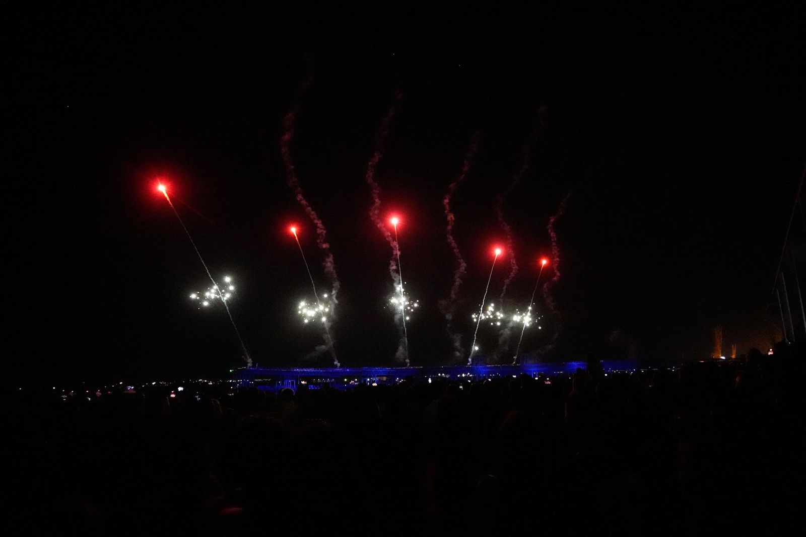 Imágenes del ambiente de Colombinas el día 4 de agosto